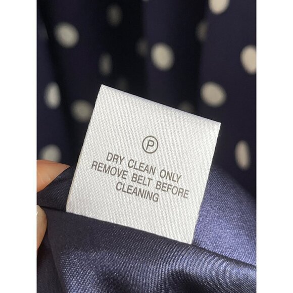 HOBBS London womens SILK dress polka dot dress US size 10 - Picture 6 of 7